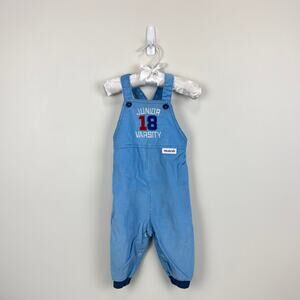 Vintage Healthtex Junior Varsity Blue Corduroy Overalls 9 Months USA